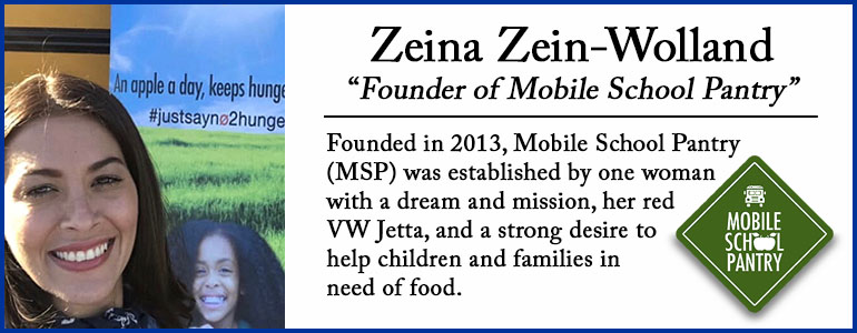 Speaker: Zeina Zein-Wolland, Mobile School Pantry Update